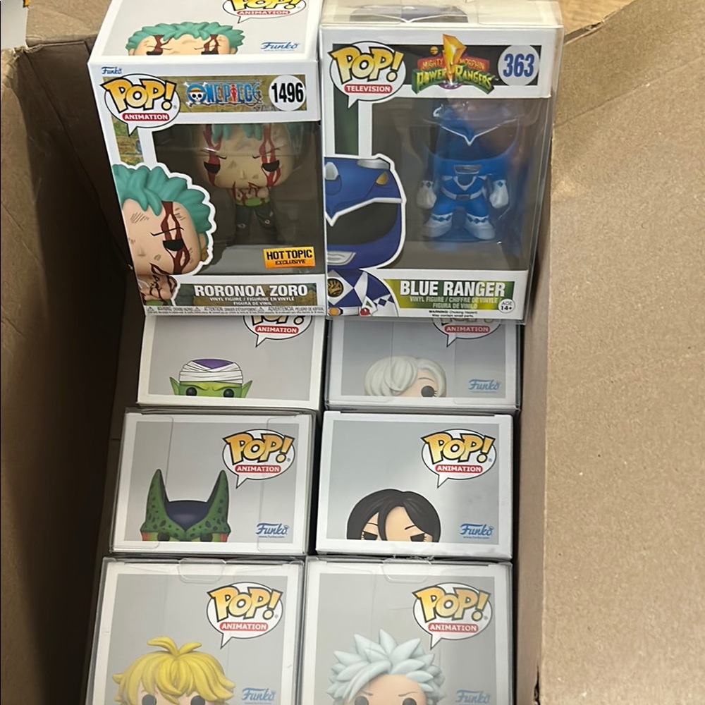 Funko Pop! Animation and Television Figures Set Bundle Deal All 8 Funkos Mint